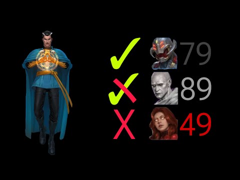 Lv80 Doctor strange performance in his exclusive wbl stages (yikes)- Marvel Future Fight