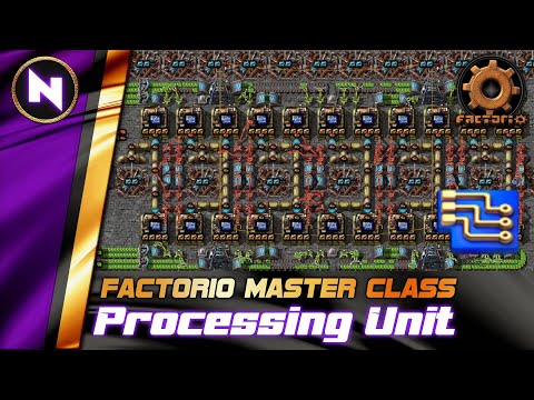 Tileable/Upgradeable BLUE CIRCUITS / PROCESSING UNIT design -  Factorio 0.18 Tutorial/Guide/How-to