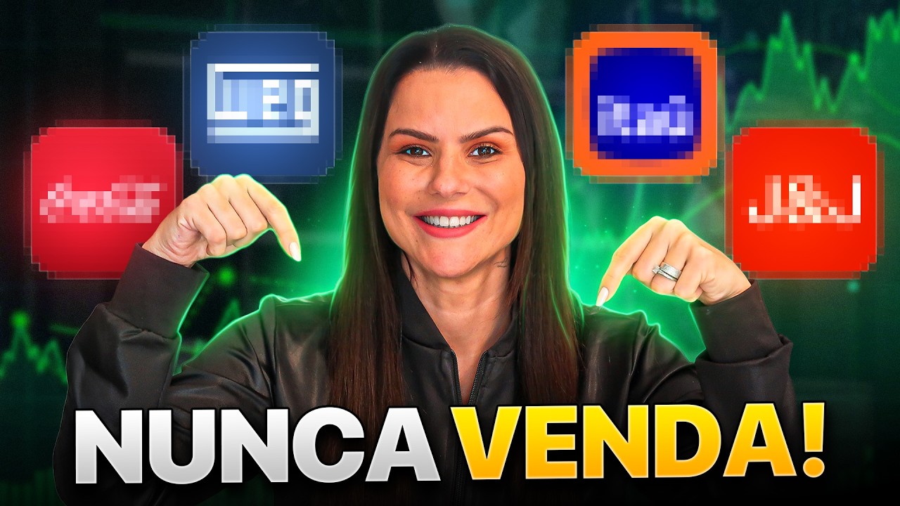 4 Ações pra COMPRAR e NUNCA MAIS VENDER! AÇÕES DE LONGO PRAZO!