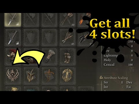 How to unlock all 4 talisman slots all talisman pouches Elden Ring