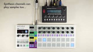Video thumbnail for Audiothingies DoubleDrummer Intro Video (w/ Beatstep Pro, Mopho and MicroMonsta) by audiothingies