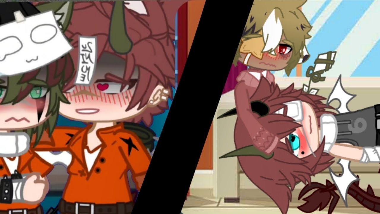 Discussion In Jail / Part 12 / ❤️x💚 / Bisexual / ❤️x💚 (Another 😐) / Gacha Club