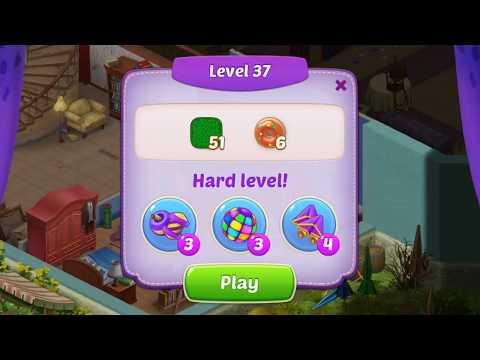 Homescapes Level 37 Walkthrough