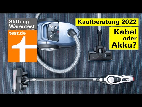 Staubsauger kaufen 2022: Akkusauger vs. Kabel-Staubsauger Kaufberatung (Stiftung Warentest)
