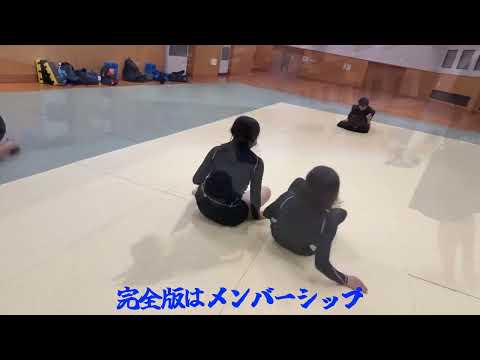 女子三角絞め勉強になりますよ