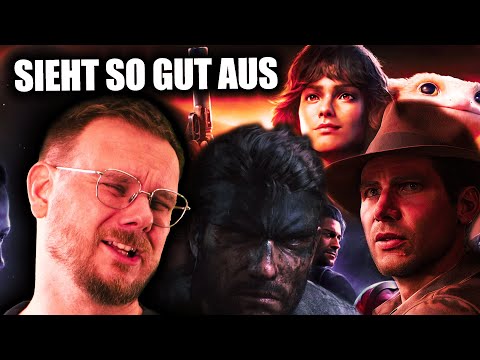 Die GEILSTEN Trailer der "E3": Indiana Jones, Star Wars Outlaws, Metal Gear Solid Delta uvm! | React