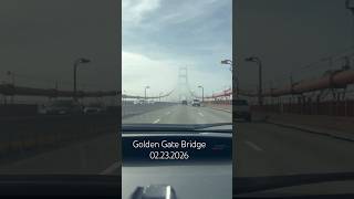 #goldengatebridge #sanfrancisco 市内は何も見えず、橋も霧で見えず