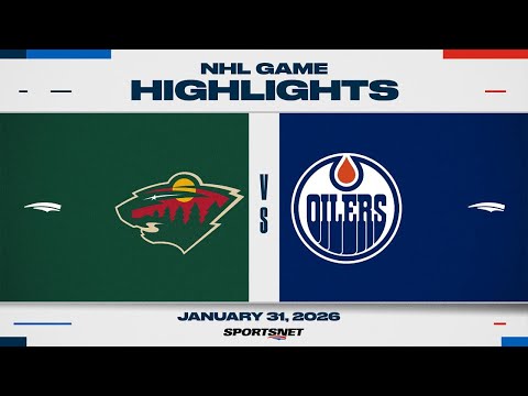 NHL Highlights | Wild vs. Oilers - January 31, 2026
