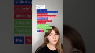 Little do you know - Alex &amp; Sierra 🎤 Ig: theshanaofficial #karaoke #littledoyouknow