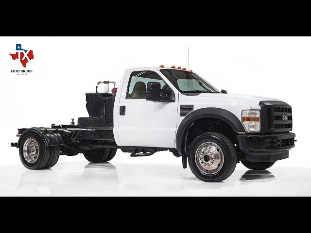 2008 FORD F550 SUPER DUTY REGULAR CAB & CHASSIS CAB & CHASSIS V8, TURBO DSL 6.4L CAB & CHASSIS 2D