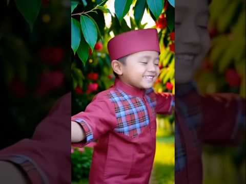 🌙 Little One Cheerfully Recites Sholawat with Love