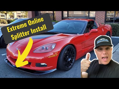 Corvette Splitter Install - Step by Step Video