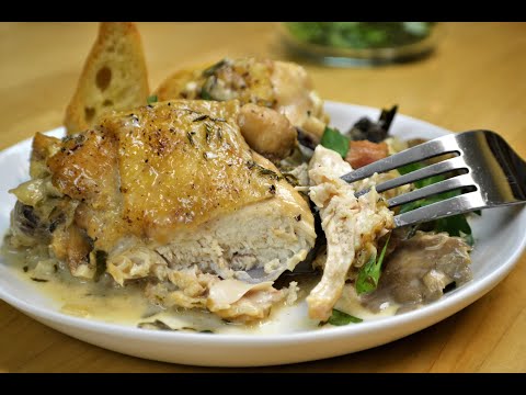 Instant Pot Coq au Vin Blanc | Chicken in White Wine