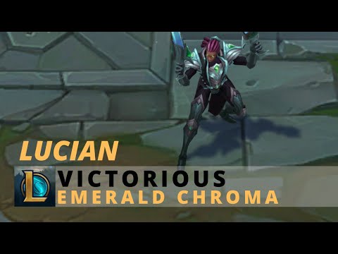 Victorious Lucian Emerald Chroma - League Of Legends