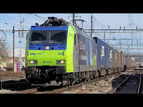 (1.03.2022) Bahnverkehr in Pratteln / Trafic ferroviaire à Pratteln
