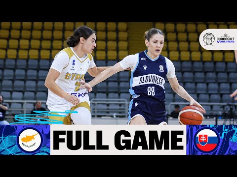 Cyprus v Slovakia | Full Basketball Game | FIBA Women's EuroBasket 2027 Qualifiers