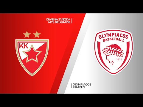 Crvena Zvezda mts Belgrade - Olympiacos Piraeus Highlights | EuroLeague, RS Round 13