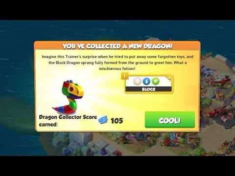 #DML How to breed Block Dragon ? - Dragon Mania Legends