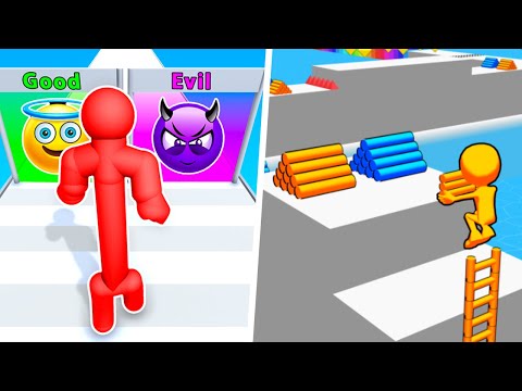 Tall Man Run vs Ladder Master - Game Fun Gameplay Walkthrough Max Levels