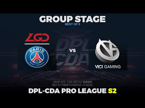 PSG.LGD vs Vici Gaming Game 2 - DPL-CDA Season 2: Group Stage w/ MLP & johnxfire