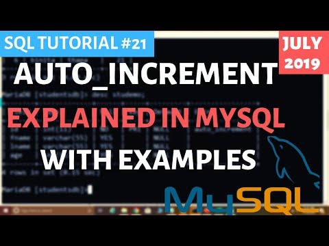 MySQL in Hindi 21 AUTO INCREMENT PRIMARY KEY in MySQL in Hindi PhpMyAdmin CMD