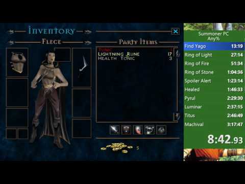 Summoner [PC] Speedrun World Record - 2:27:47