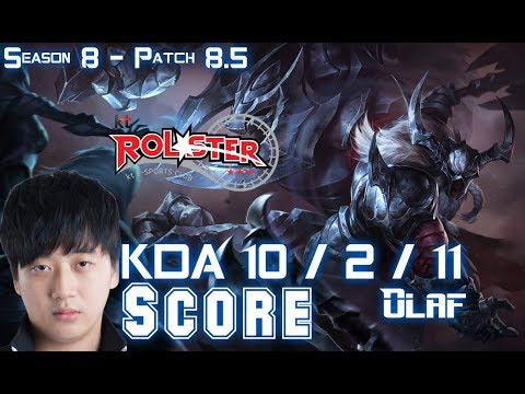 KT Score OLAF vs KAYN Jungle - Patch 8.5 KR Ranked