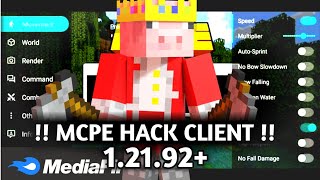 Best MCPE Hack Client 1.21.92+ | Aimbot, ESP, Fly, XRay & More | No Ban | Minecraft PE Cheats!
