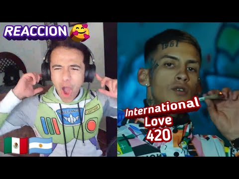 REACCION 😍 INTERNATIONAL LOVE 420 - L-GANTE X FIDEL NADAL X DT BILARDO👽 Flash Fcq⚡️