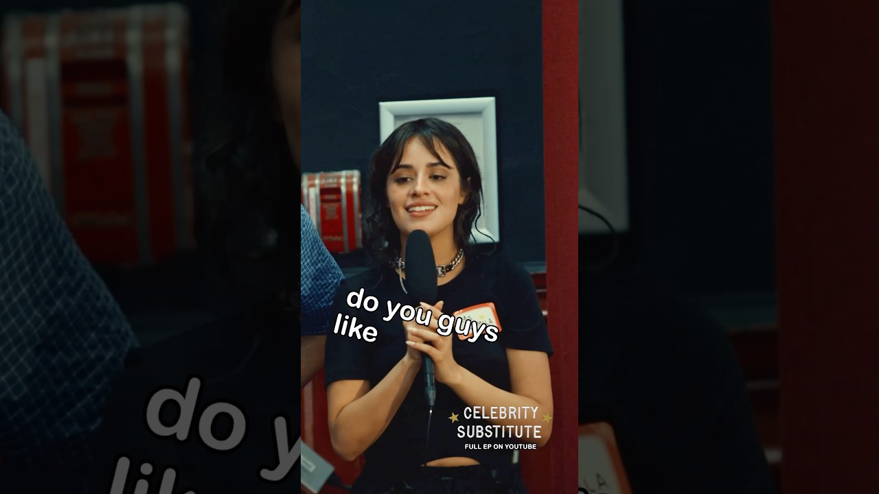 Leave a comment if you like singing⬇️. #CelebritySubstitute #camilacabello #kids #comedy #iluvit