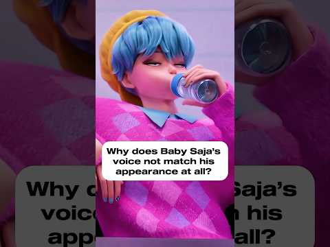 Why does Baby Saja' s voice not match his appearance at all?