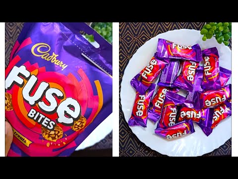 Trying Fuse Chocolate Bites🍫[Cadbury] #chocolate #chocolatelover #chocolates#shorts