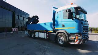 Бортовой грузовик Scania G450 6x4 PALFINGER PK 42002 SH Fly Jib Crane | Изображение 4 - Autoline