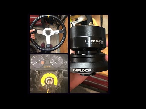 NB Miata NRG Quick Release/AfterMarket Steering wheel install. 99-05