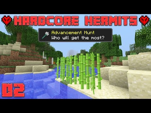 Minecraft Hardcore Hermits 02 Double Derp (Advancement Hunt)