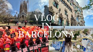 【Vlog】親友とのリフレッシュ旅 in スペイン・バルセロナᝰ✈︎🇪🇸 食べて感動してときめく街🌿