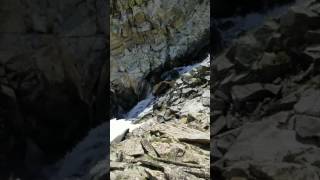The falls, from top to bottom, just below Lake of the Clouds and then a view of the Hitchens Gulch.