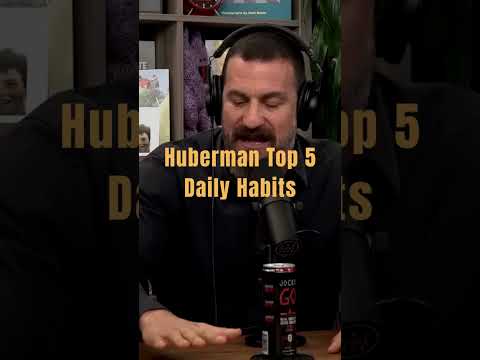 Dr.Huberman shares his 5 NONNEGOTIABLES to do everyday