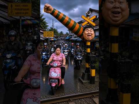 LANANG jadi PALANG KERETA API🤣‼️