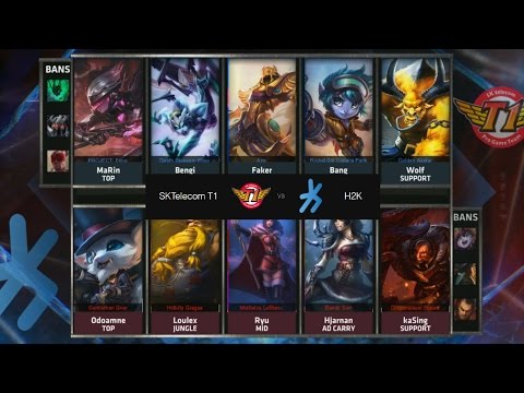 SKT vs H2K Highlights - SK TELECOM T1 vs H2K GAMING - S5 WORLDS 2015 GROUP STAGE