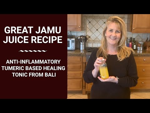 Jamu Recipe an Anti-Inflammatory Turmeric Based Healing Tonic from Bali