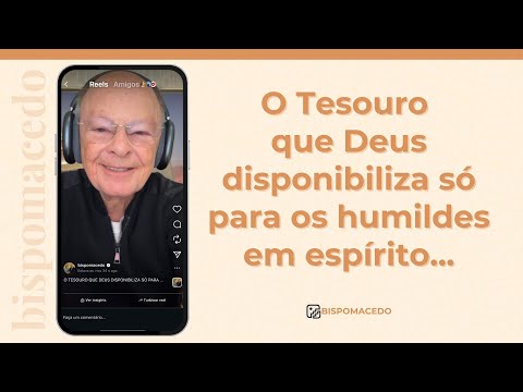 O Tesouro que Deus disponibiliza só para os humildes em espírito... - Meditação Matinal 17/10/25