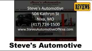 preview picture of video 'Steve's Automotive - REVIEWS - Nixa, MO Auto Repair Shops Reviews'