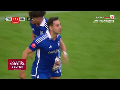 GOOOL! FCU Craiova–UTA 2-2. Van Durmen reia în gol după un corner care a surprins defensiva adversă