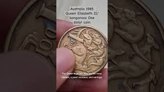 Australia  1985 Queen Elizabeth II/Kangaroos One Dollar Coin #coincollection #rare #australia