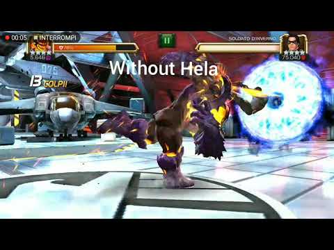 MCOC-Dormammu and hela synergy+double regeneration showcase