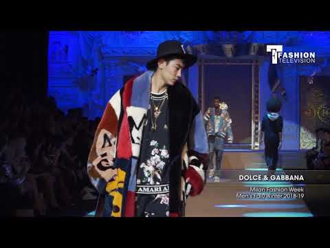 DOLCE & GABBANA Milan Fashion Week Men's Fall/Winter 2018-19