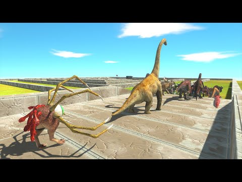 All Units Escape from Alien Medusa Monster - Animal Revolt Battle Simulator