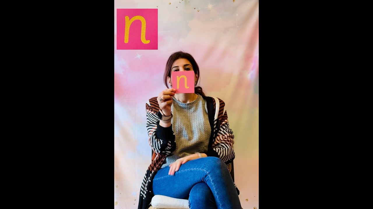 Letter Sound ‘N’ using Jolly Phonics song and action only. #phonicsound #kids #letter #jollyphonics