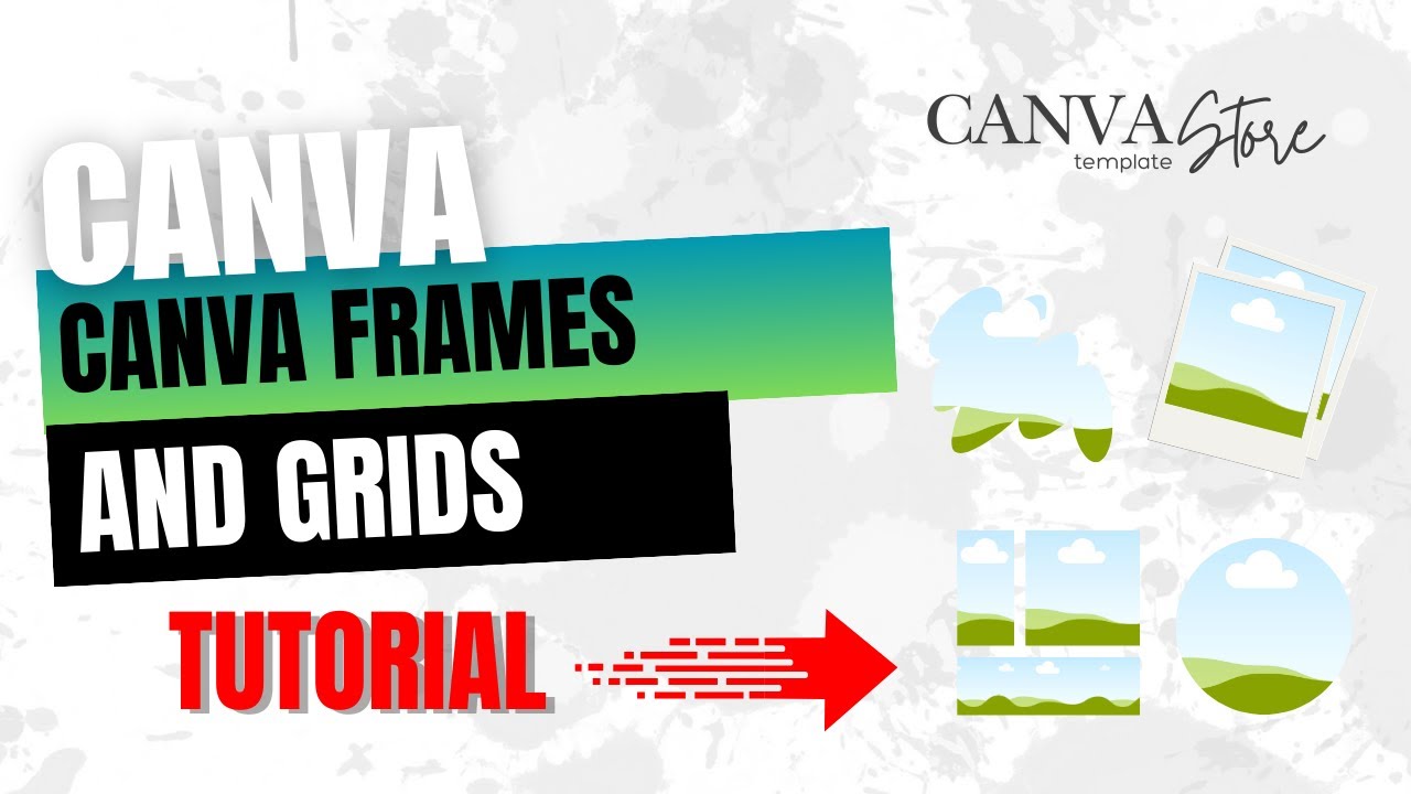 A Beginner’s Guide To Canva Frames and Grids | Canva Template Store